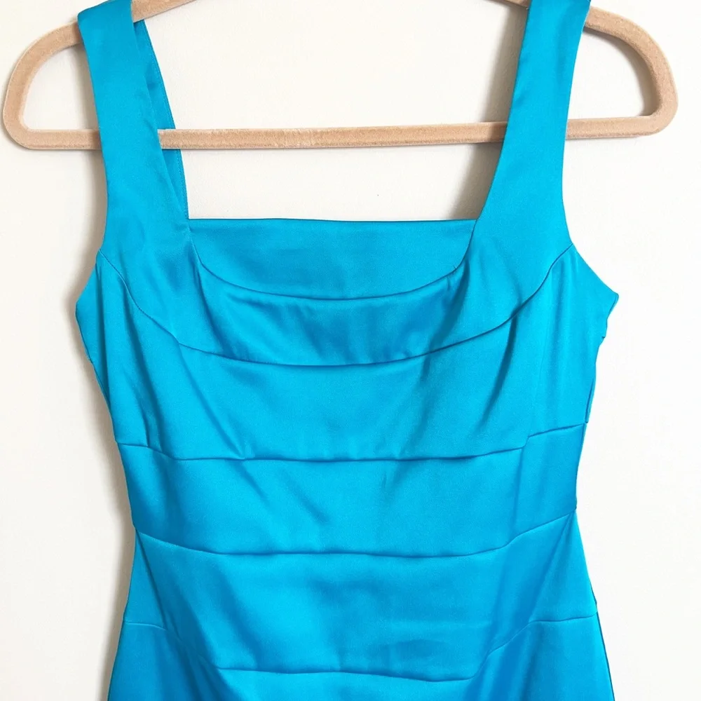 AB Studio Blue Y2K Bodycon Dress Size 2